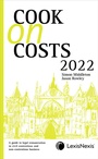 Cover: Cook on Costs 2022 - Butterworths Law
