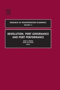 Cover: Devolution, Port Governance and Port Performance - Elsevier