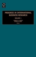 Cover: Progress in International Business Research - Elsevier