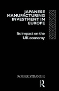 Cover: Japanese Manufacturing Investment in Europe - Routledge