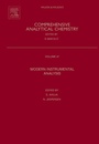 Cover: Modern Instrumental Analysis - Elsevier