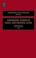 Cover: Comparative Studies of Social and Political Elites - JAI Press Inc.