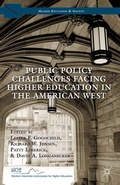 Cover: Public Policy Challenges Facing Higher Education in the American West - Palgrave MacMillan