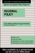 Cover: Regional Policy - Routledge