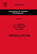 Cover: Granulation: Volume 11 - Elsevier