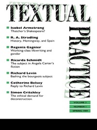 Enlarge image Cover: Textual Practice - Routledge