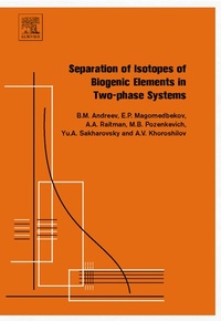 Abbildung von: Separation of Isotopes of Biogenic Elements in Two-phase Systems - Elsevier