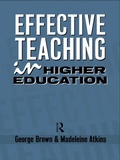 Cover: Effective Teaching in Higher Education - Routledge