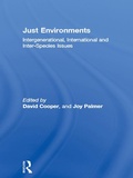 Cover: Just Environments - Routledge