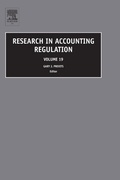 Cover: Research in Accounting Regulation - Elsevier