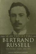 Cover: The Selected Letters of Bertrand Russell, Volume 1 - Routledge