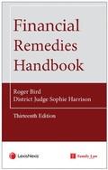 Cover: Financial Remedies Handbook 13th Edition - Jordan Publishing