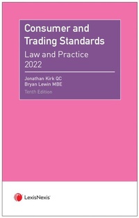 Abbildung von: Consumer and Trading Standards - Jordan Publishing