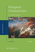 Cover: European Criminal Law, 4th ed - Intersentia Ltd