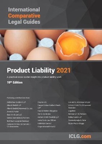 Abbildung von: International Comparative Legal Guide - Product Liability 2021 - Global Legal Group Ltd