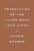 Cover: Translating the Lilies Back into Lists - Wave Books