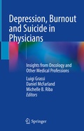 Cover: Depression, Burnout and Suicide in Physicians - Springer