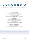 Cover: Concordia - Internationale Zeitschrift f&uuml;r Philosophie Heft 79 - Verlag G&uuml;nter Mainz