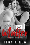 Cover: Size Doesn't Matter (The Bennett's Bastards Series, #5) - Wooden Key Press
