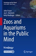 Cover: Zoos and Aquariums in the Public Mind - Springer
