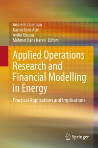 Abbildung von: Applied Operations Research and Financial Modelling in Energy - Springer