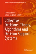 Cover: Collective Decisions: Theory, Algorithms And Decision Support Systems - Springer