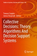 Cover: Collective Decisions: Theory, Algorithms And Decision Support Systems - Springer