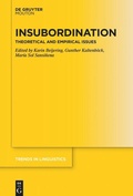 Cover: Insubordination - De Gruyter Mouton