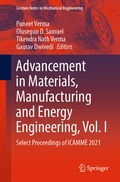 Cover: Advancement in Materials, Manufacturing and Energy Engineering, Vol. I - Springer