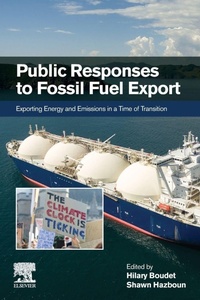 Enlarge image Cover: Public Responses to Fossil Fuel Export - Elsevier