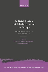 Abbildung von: Judicial Review of Administration in Europe - Oxford University Press