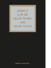 Abbildung von: Kerly's Law of Trade Marks and Trade Names - Sweet & Maxwell
