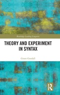 Cover: Theory and Experiment in Syntax - Routledge