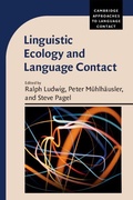 Cover: Linguistic Ecology and Language Contact - Cambridge University Press
