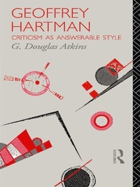 Enlarge image Cover: Geoffrey Hartman - Routledge
