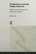 Cover: Professions and the Public Interest - Routledge