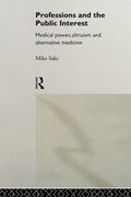Cover: Professions and the Public Interest - Routledge