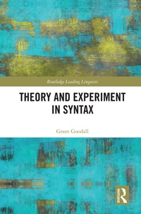 Abbildung von: Theory and Experiment in Syntax - Routledge