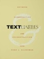 Cover: Textualities - Routledge