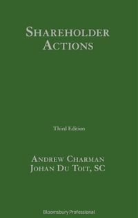 Enlarge image Cover: Shareholder Actions - Bloomsbury Professional