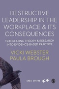 Cover: Destructive Leadership in the Workplace and its Consequences - SAGE Publications Ltd