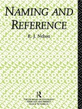 Cover: Naming and Reference - Routledge