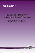 Cover: Search and Discovery in Personal Email Collections - now publishers Inc