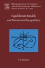 Cover: Equilibrium Models and Variational Inequalities - Elsevier