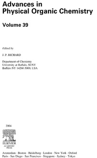 Abbildung von: Advances in Physical Organic Chemistry - Academic Press