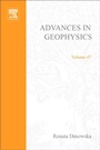 Cover: Advances in Geophysics - Academic Press