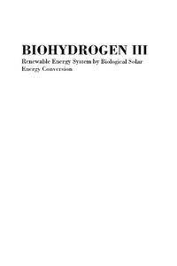 Enlarge image Cover: Biohydrogen III - Elsevier