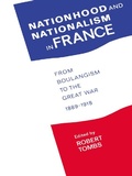 Cover: Nationhood and Nationalism in France - Routledge