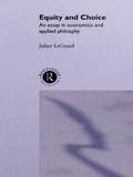 Cover: Equity and Choice - Routledge