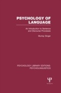 Cover: Psychology of Language (PLE: Psycholinguistics) - Psychology Press Ltd